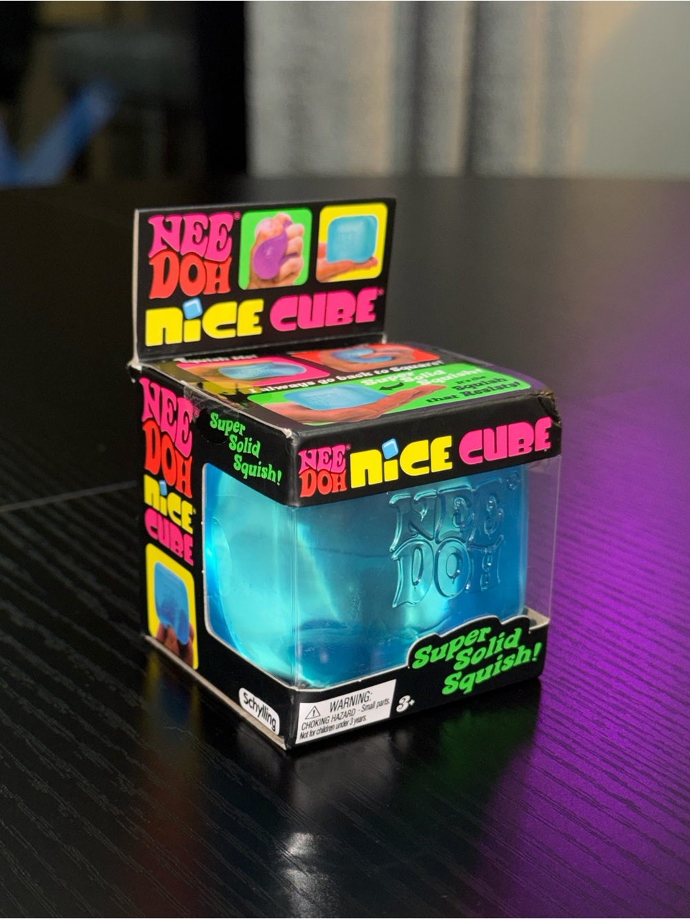 Needoh Nice Cube Blue - Squishy Toy
